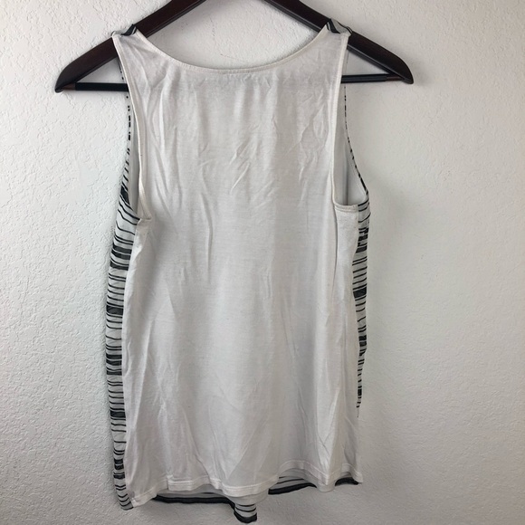 Express Womens Tank top, Black White Small Petite - Picture 5 of 5